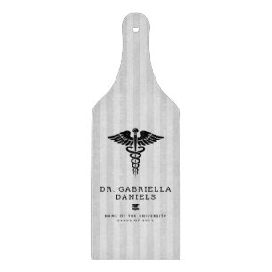 Custom Modern Medical School Doctor Graduation Cutting Board