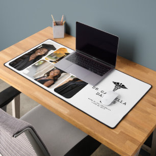 Custom Modern Medical School Doctor Graduation Desk Mat