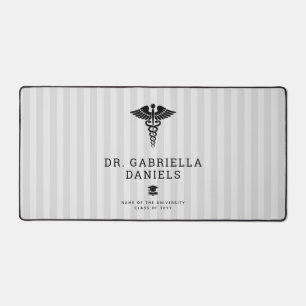 Custom Modern Medical School Doctor Graduation Desk Mat