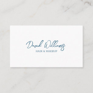 Custom Modern Minimalist Elegant Simple Template B Business Card