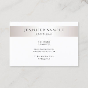Custom Modern Minimalist Elegant Trendy Template Business Card