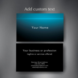 Custom Modern Minimalist Technology Professional Business Card