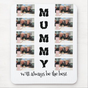 Custom Modern Mum 10 Photo Collage  Mouse Mat