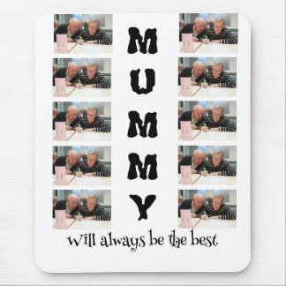 Custom Modern Mum 10 Photo Collage  Mouse Mat