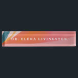 Custom Modern PhD graduation gift Nameplate<br><div class="desc">Designed and illustrated by Morgan Harper Nichols for Market   Supply</div>