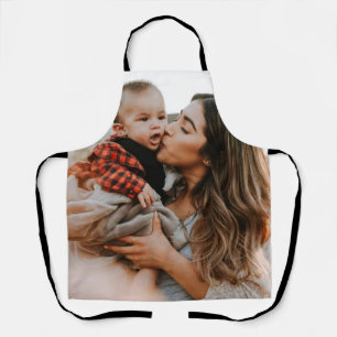 Custom Modern Photo Simple Apron