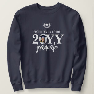 Custom Modern Proud Family of the Graduate Sweatshirt