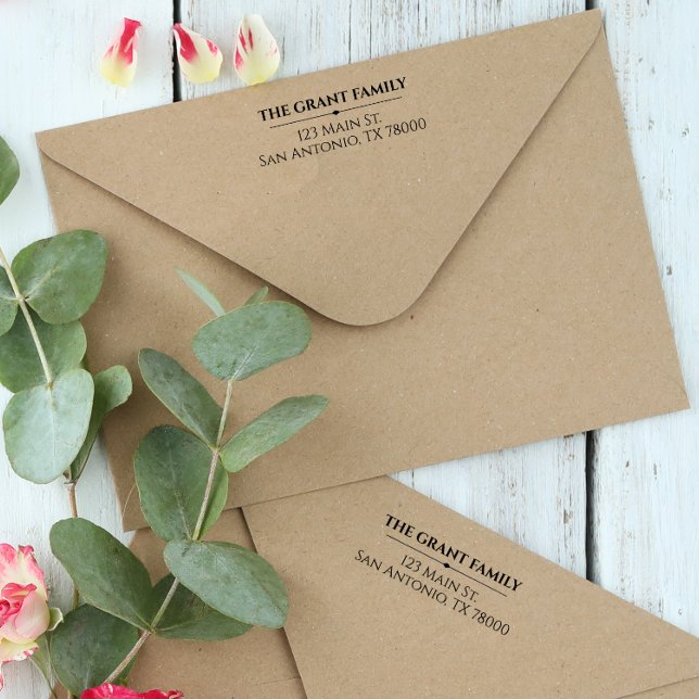 Custom Modern Return Address Self-inking Stamp (Creator Uploaded)