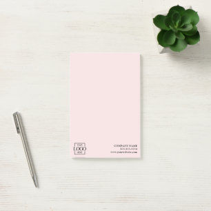 Custom Modern Simple Business Logo Professional Post-it Notes