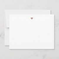Custom Modern Simple Dusty Rose Heart
