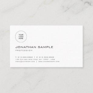 Custom Modern Simple Template Professional Business Card