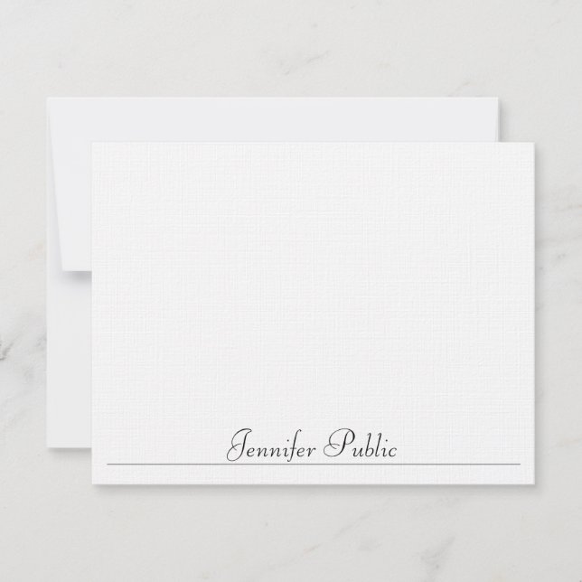 Custom Modern Simple Template Typography Linen (Front)