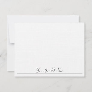 Custom Modern Simple Template Typography Linen