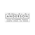 Custom Modern "The Future Mr & Mrs" Return Address