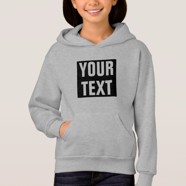 Custom Modern Trendy Template Simple Kids Girls (Front)