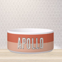 Custom Modern Two Tone Pet Name