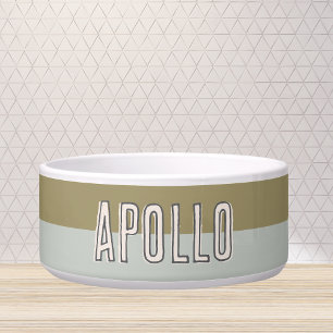 Custom Modern Two Tone Pet Name