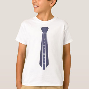 Custom modern vintage necktie name template T-Shirt