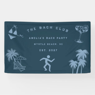 Custom Modern Weekend Bachelorette Beach Party Banner