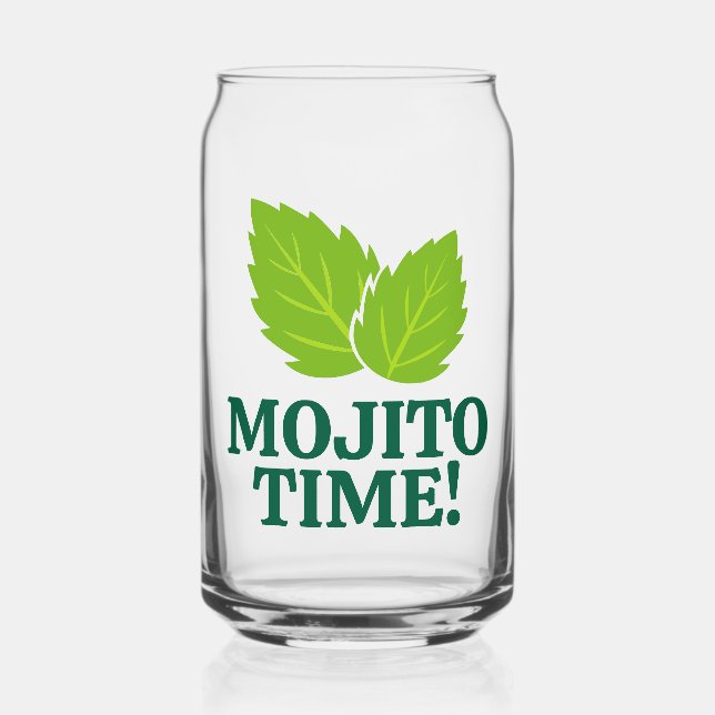 Custom mojito drink can glass for cocktail lovers (Front)