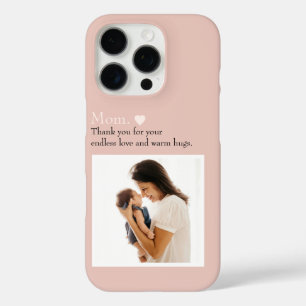 Custom "Mom" Photo Phone Case with Heart