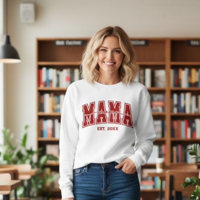 Custom Mommy Est.Year Personalized Mom Established Sweatshirt (Creator Uploaded)