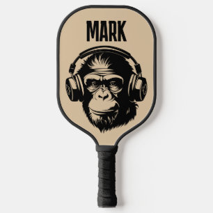 CUSTOM MONKEY FUNNY PICKLEBALL PADDLE