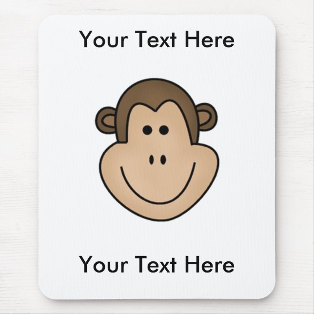 Custom Monkey Mousepad - Customisable (Front)