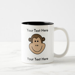 Custom Monkey Mug - Customisable