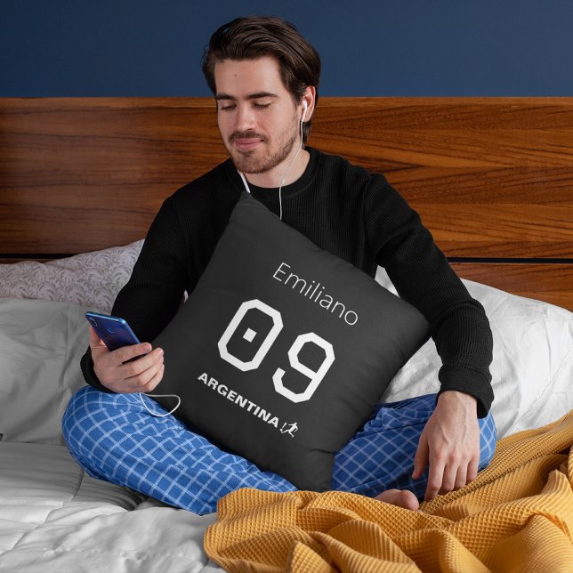 Custom Monochromatic Argentinian National Team  Cushion (Creator Uploaded)