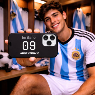 Custom Monochromatic Argentinian National Team  iPhone 15 Pro Case