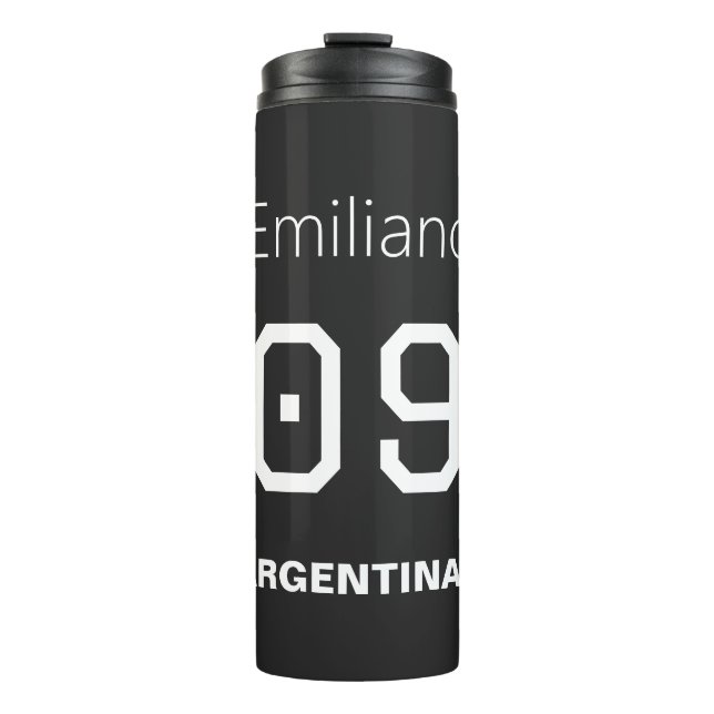 Custom Monochromatic Argentinian National Team  Thermal Tumbler (Front)