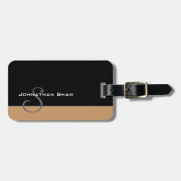 Custom Monogram 5 (Tan)