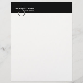 Custom Monogram 5L Customised Letterhead