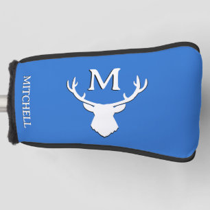 Custom Monogram Antler Golf Head Cover