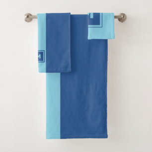 Custom Monogram Bath Towel Set