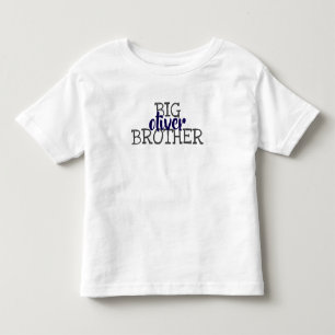 Custom Monogram Boys Matching Brothers Toddler T-Shirt