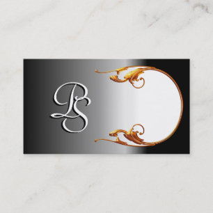 CUSTOM Monogram Business Cards