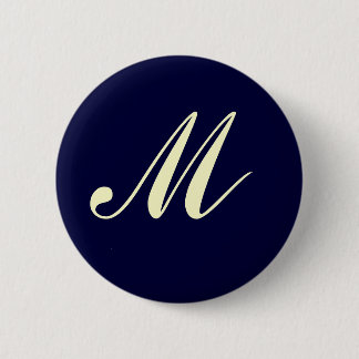 Custom Monogram Button