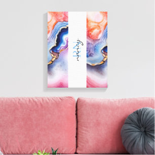 Custom Monogram Canvas Print