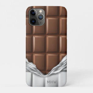 Custom monogram “Chocolate Bar” phone cases