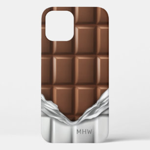 Custom monogram “Chocolate Bar” phone cases