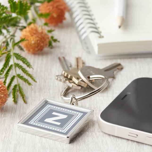 Custom monogram & color key chains (Side)
