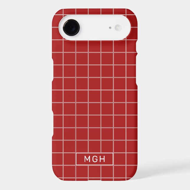 Custom Monogram & Colour Geometric Pattern (Back)