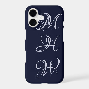 Custom monogram & colour phone cases