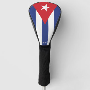 Custom Monogram Cuba Flag Golf Head Cover