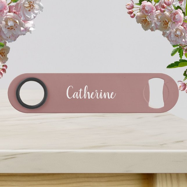 Custom monogram - Deep Pink with script Bar Key (Creator Uploaded)