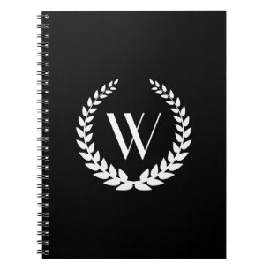 Custom Monogram Elegant Office Notebook