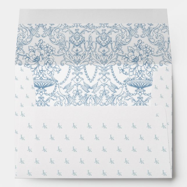 Custom Monogram  Envelope (Back (Bottom))