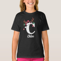 Custom Monogram Family Christmas Plaid Santa Hat